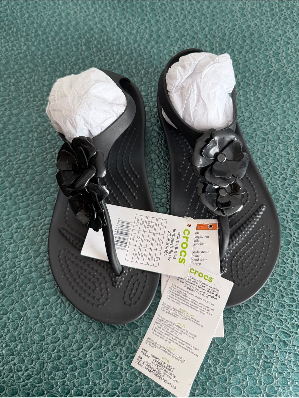 Crocs Selena embellish sandals 4W